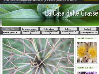 Screenshot sito: La Casa delle Grasse