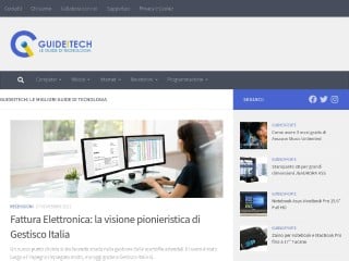 Screenshot sito: Guideitech