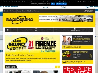 Screenshot sito: RadioBruno