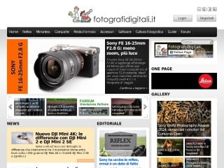 Screenshot sito: FotografiDigitali.it