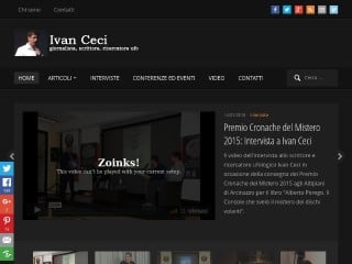 Screenshot sito: IvanCeci.it