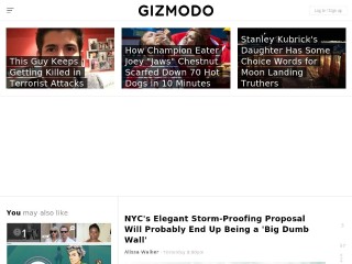 Screenshot sito: Gizmodo IT