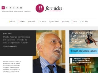 Screenshot sito: Formiche.net