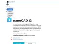 Screenshot sito: nanoCAD Plus