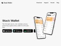 Screenshot sito: Stack Wallet