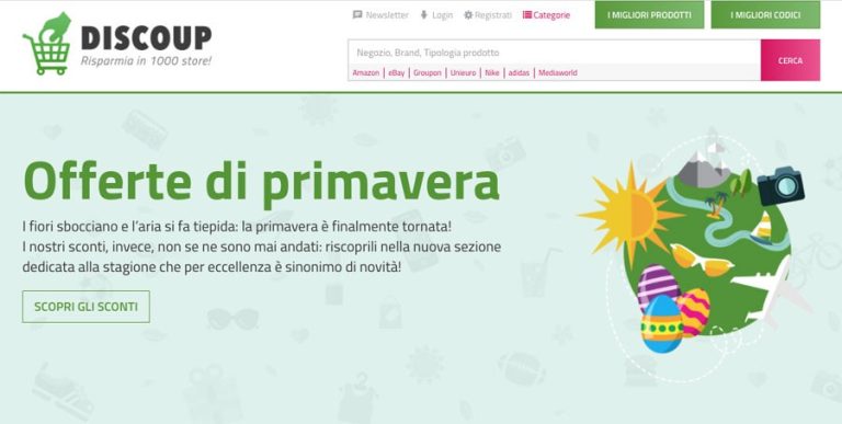 Cerchi un codice sconto? Arriva il “nuovo” portale Discoup